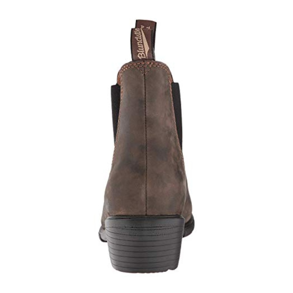Blundstone 1677 Rustic Brown Heeled Chelsea Boots - Picture 3 of 7